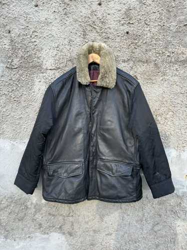 Genuine Leather × Leather × Leather Jacket Hugo Bo