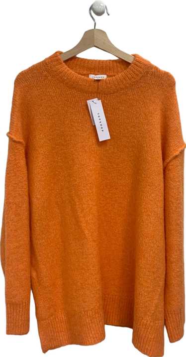 Topshop Orange Knit Jumper UK S