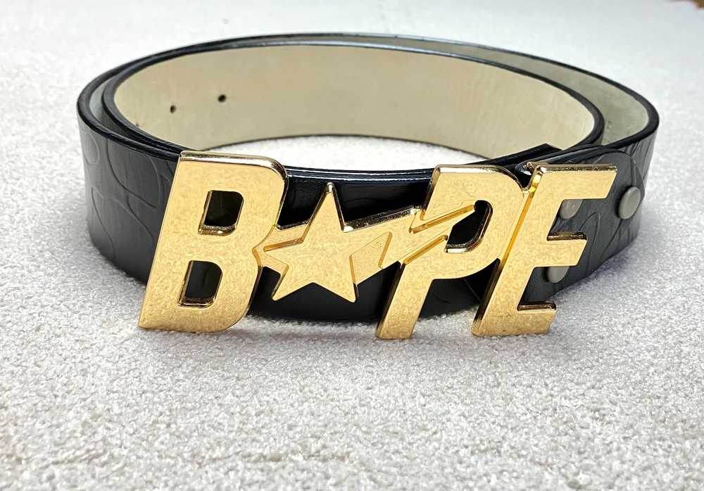 Bape Bapesta Leather Belt - image 2