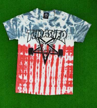 Art × Streetwear × Thrasher TYE DYE THRASHER 666 … - image 1