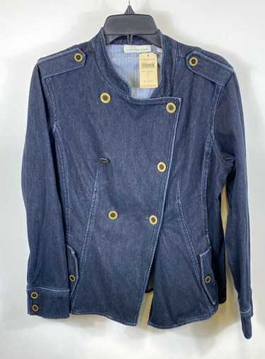 NWT Coldwater Creek Womens Blue Asymmetrical Doubl