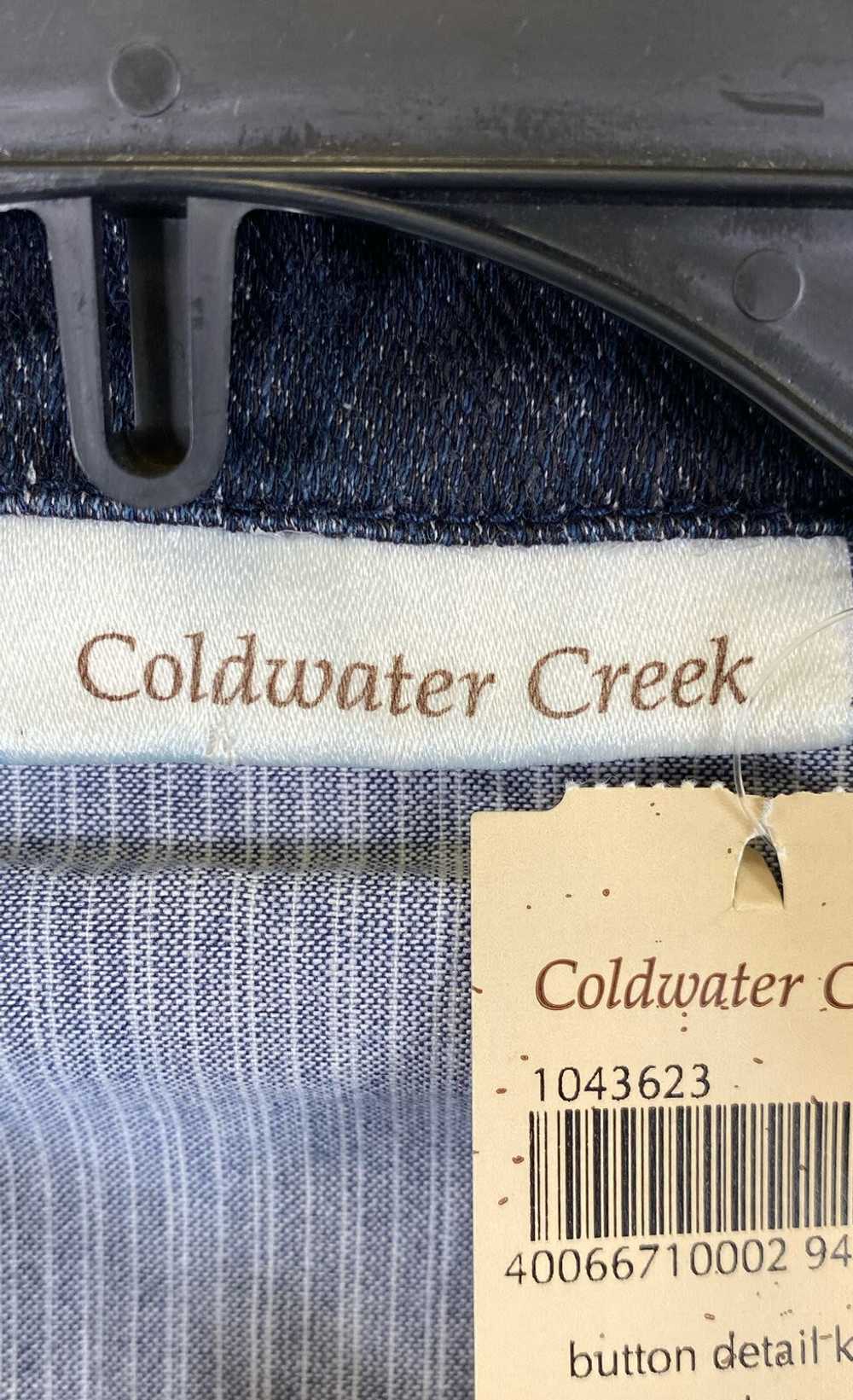 NWT Coldwater Creek Womens Blue Asymmetrical Doub… - image 3