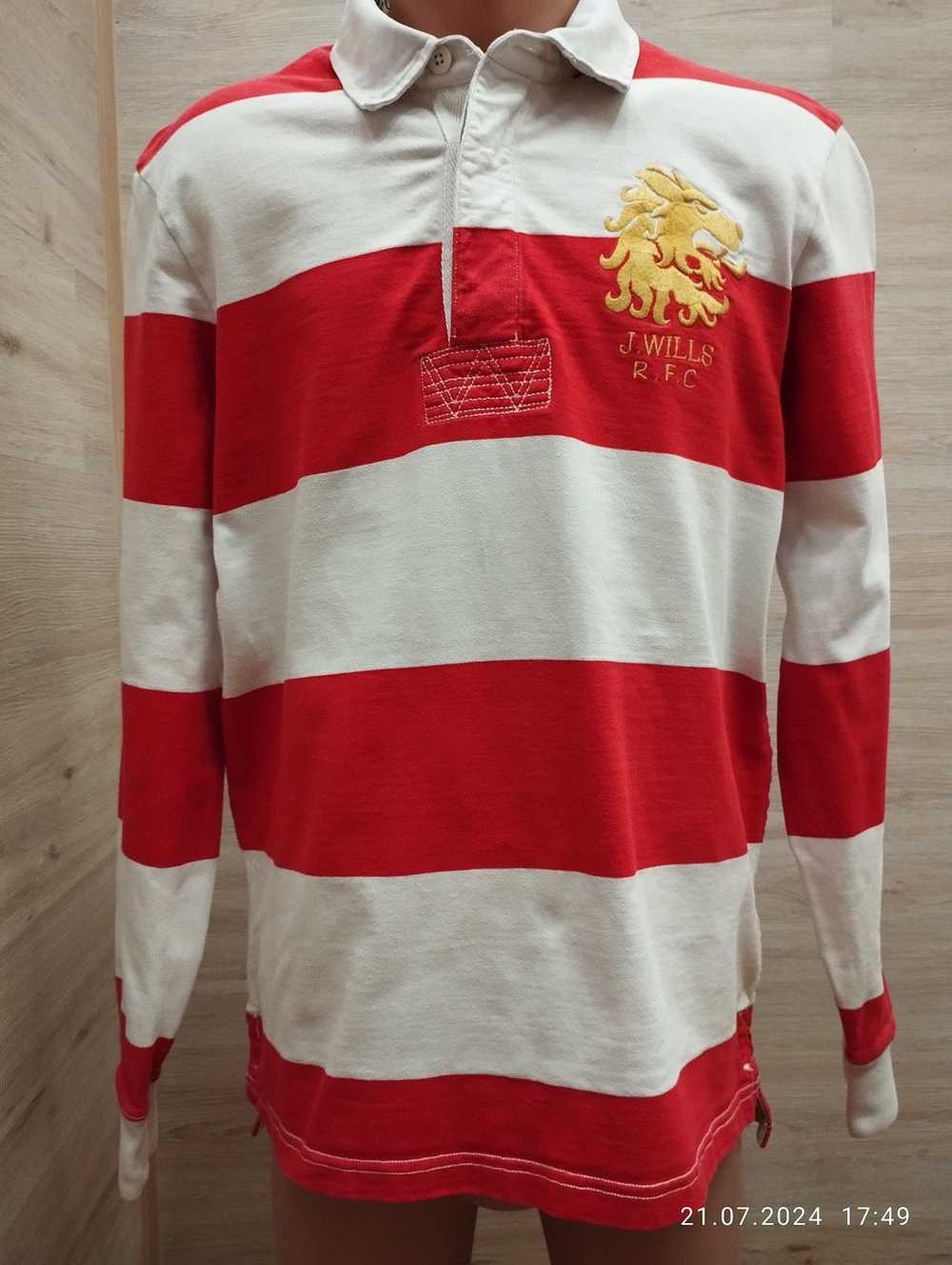 Jack Wills × Vintage Jack Wills RFC Red/White Str… - image 1