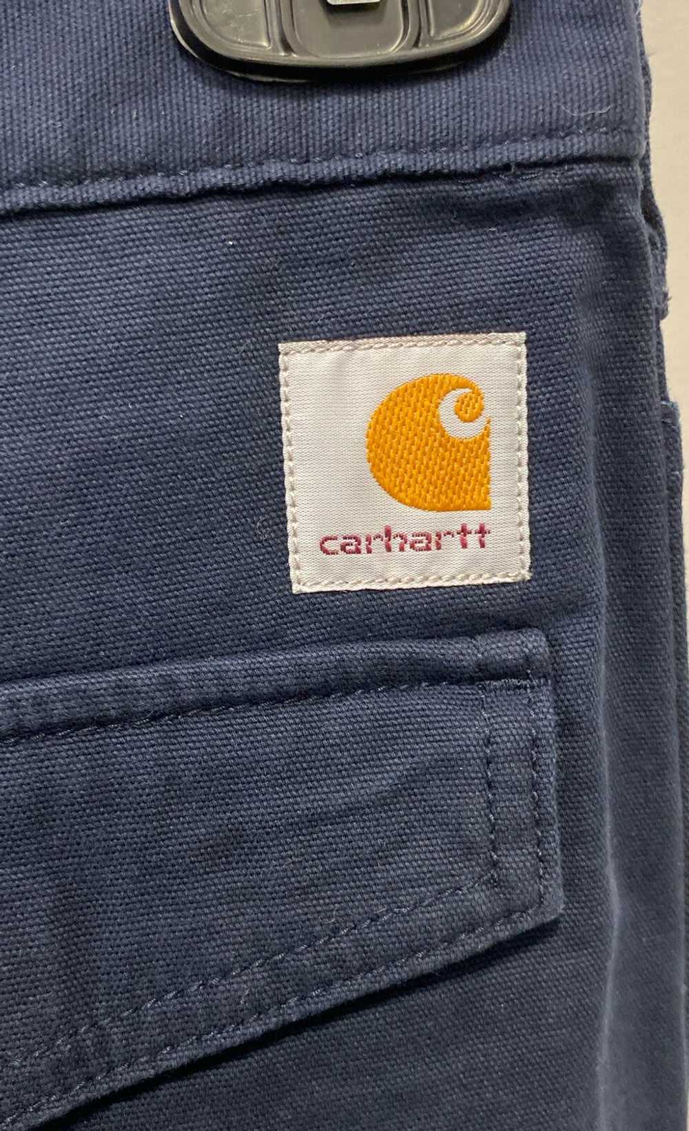 NWT Carhartt Mens Navy Twill Relaxed Fit Rugged F… - image 3