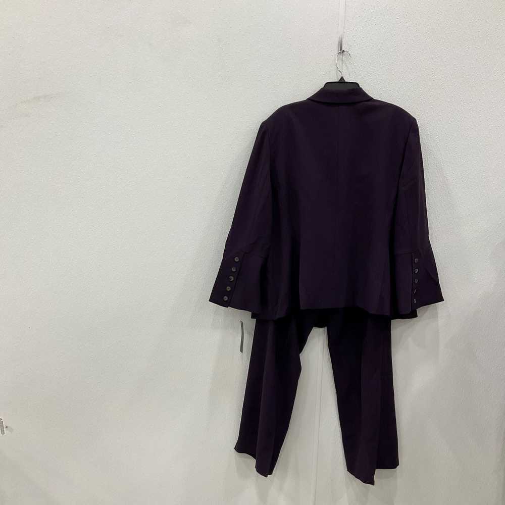 NWT TAHARI Women 22W Purple Suit - image 5