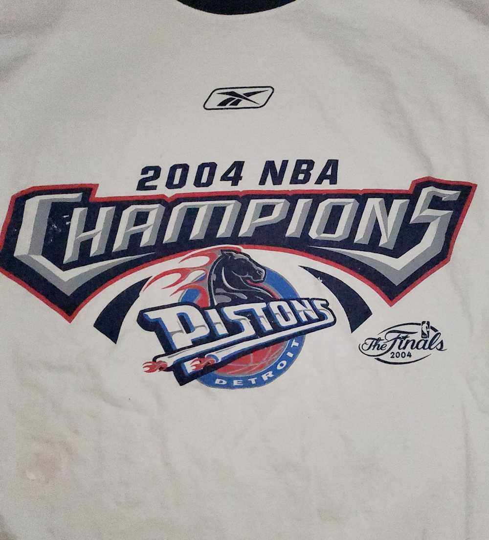 Vintage Detroit Pistons 2004 NBA Champions ringer - image 2