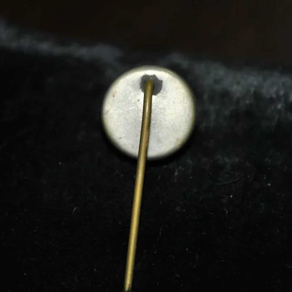 Abalone Circle Stick / Hat / Lapel Pin - image 3