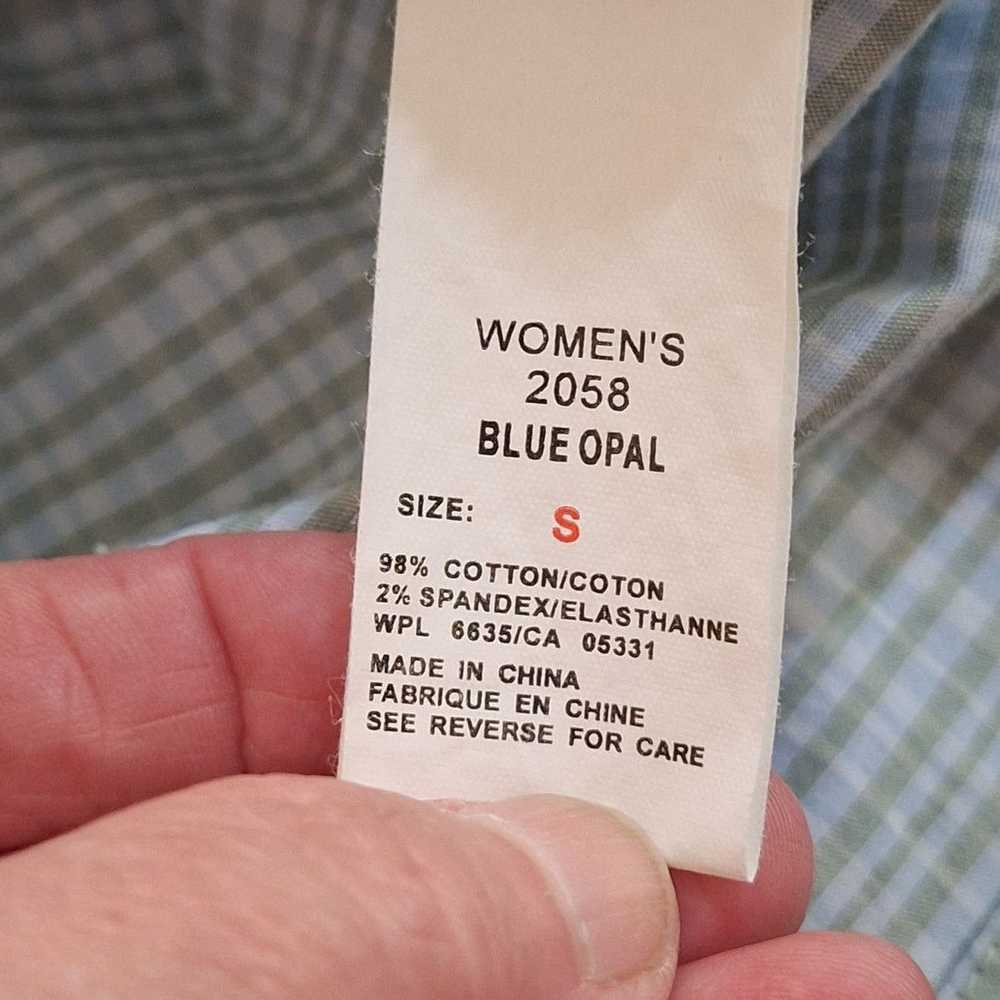 Other Woolrich Shirt Women's Small Blue Opal Slee… - image 8