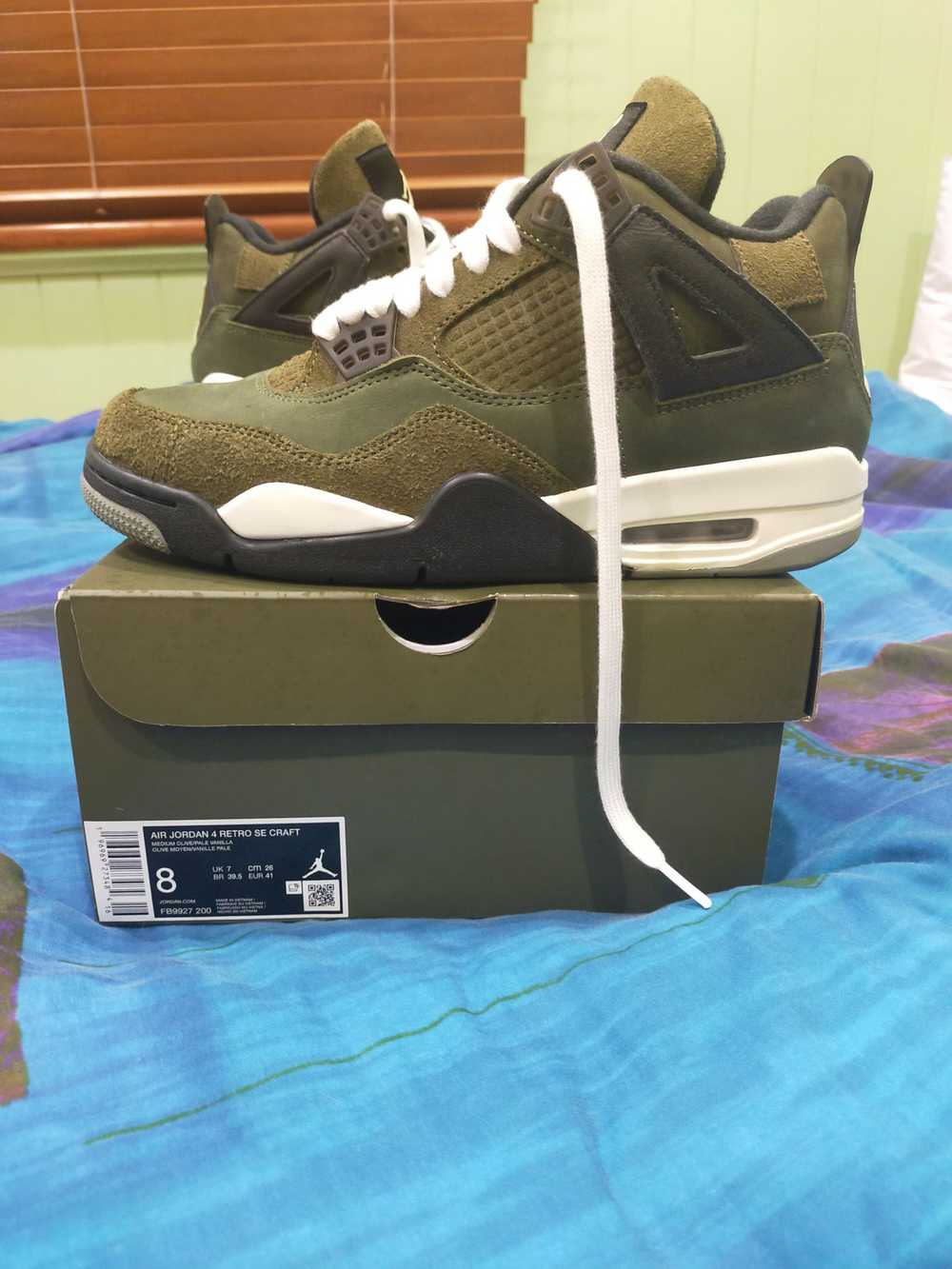 Jordan Brand × Nike × Rare Jordan 4 Olive Nike ai… - image 1