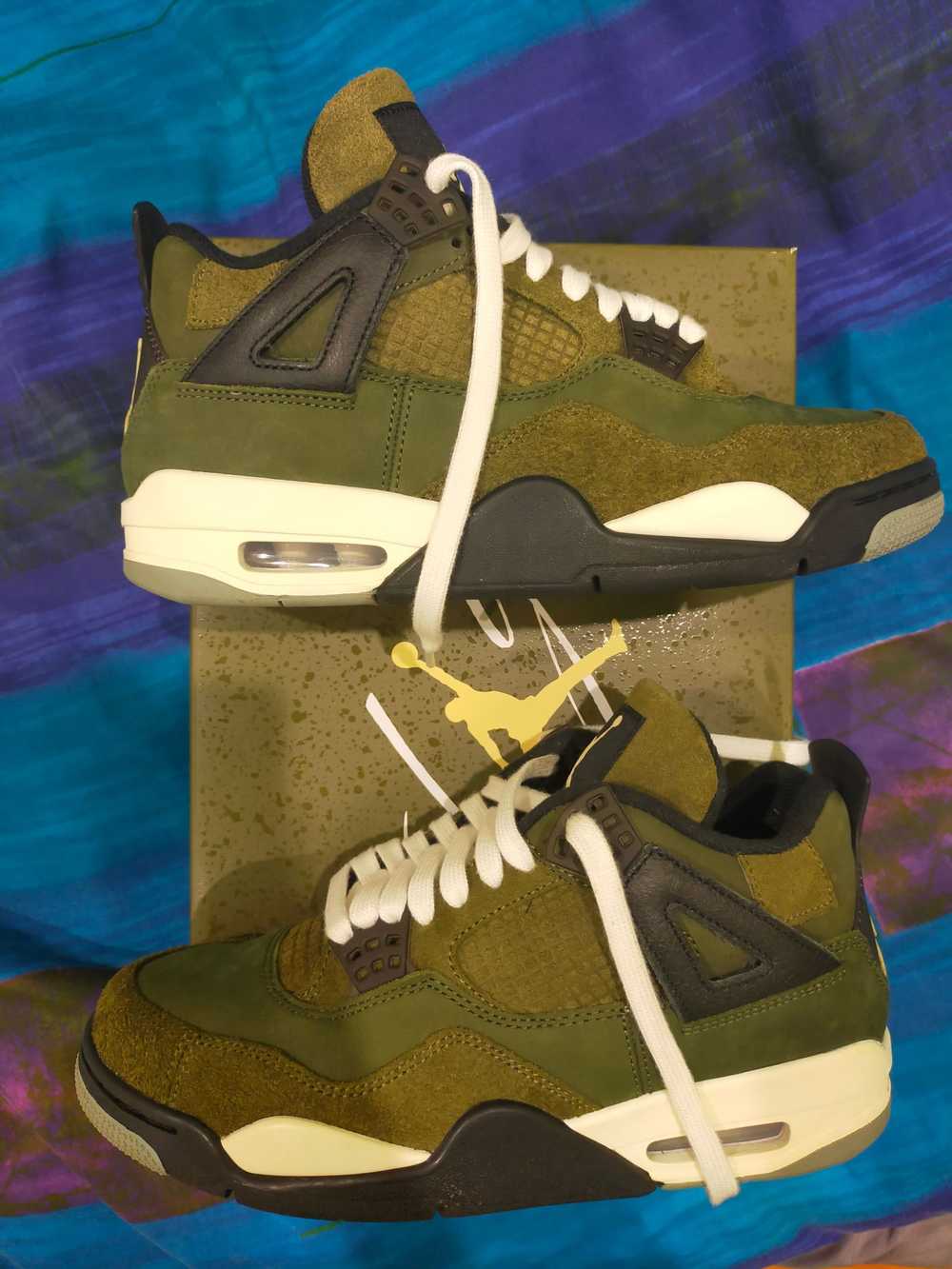 Jordan Brand × Nike × Rare Jordan 4 Olive Nike ai… - image 4