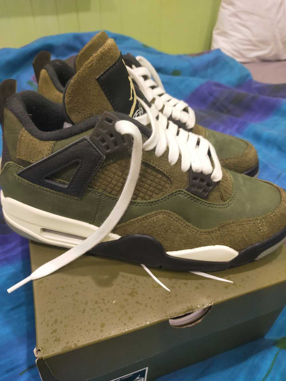 Jordan Brand × Nike × Rare Jordan 4 Olive Nike ai… - image 6