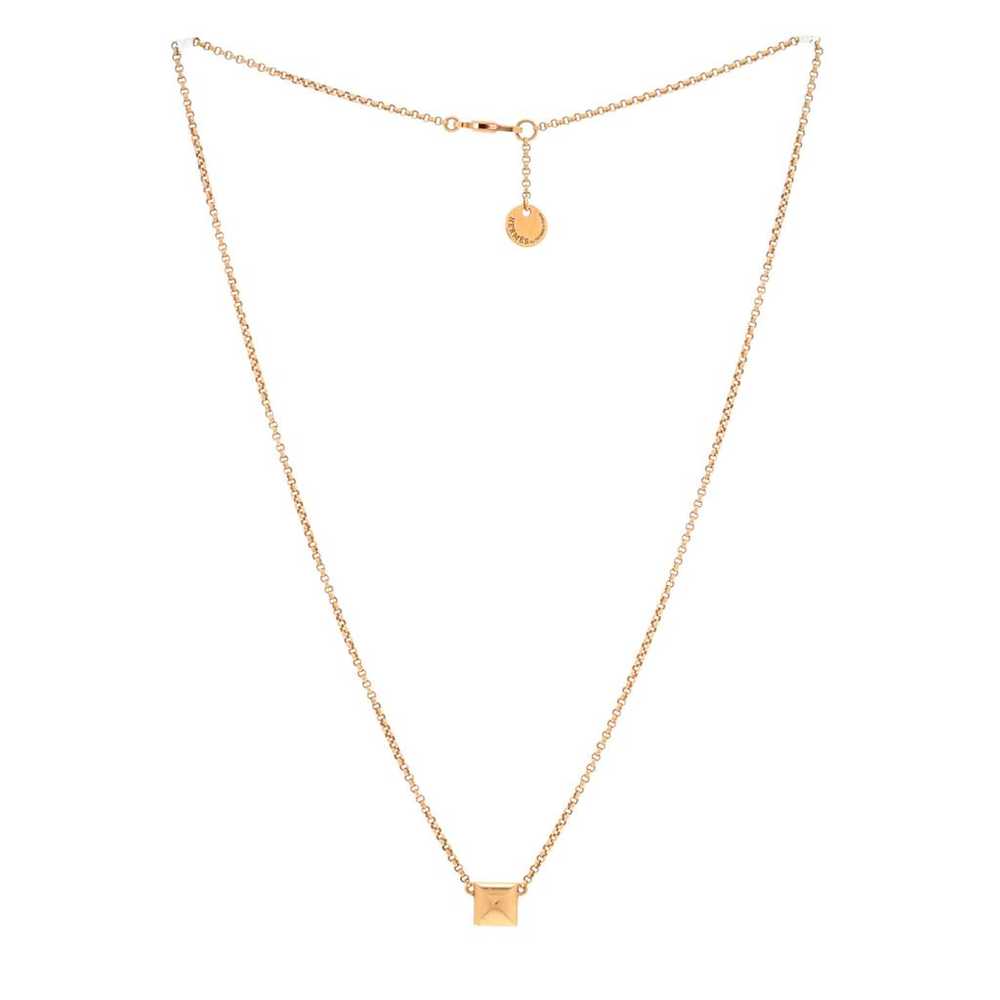 Hermès Pink gold necklace - image 3