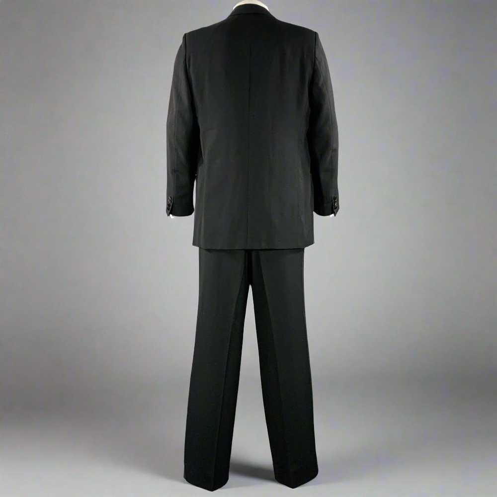 Brioni Black Wool Double Breasted Tuxedo - image 4