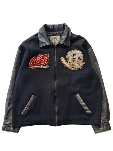 Roots × Varsity Jacket × Vintage Vtg Varsity Jacke