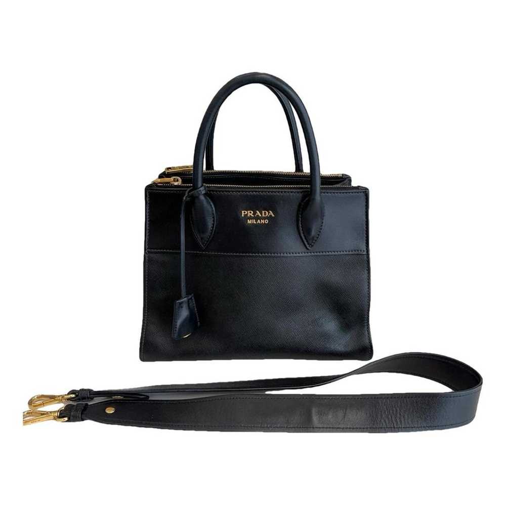 Prada Bibliothèque leather handbag - image 1