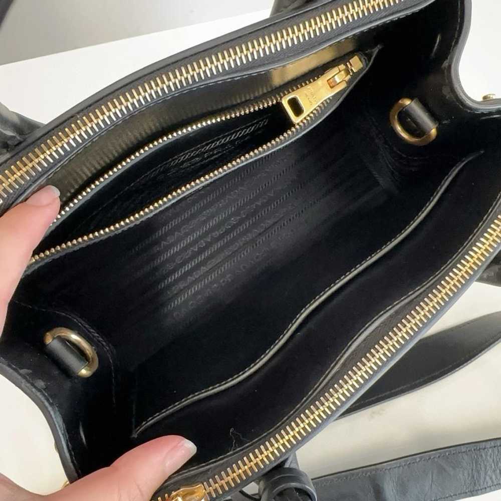 Prada Bibliothèque leather handbag - image 8