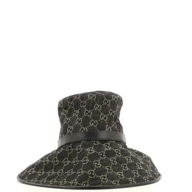 GUCCI Wide Brim Hat GG Denim