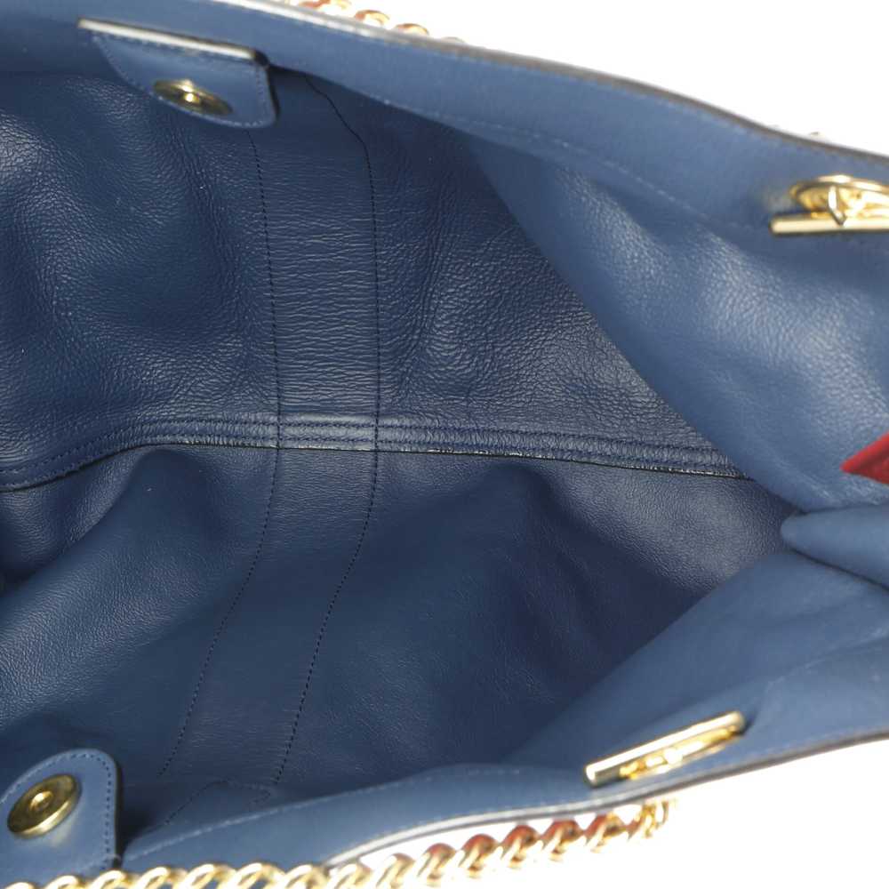 GUCCI Rajah Chain Tote Suede Large - image 6