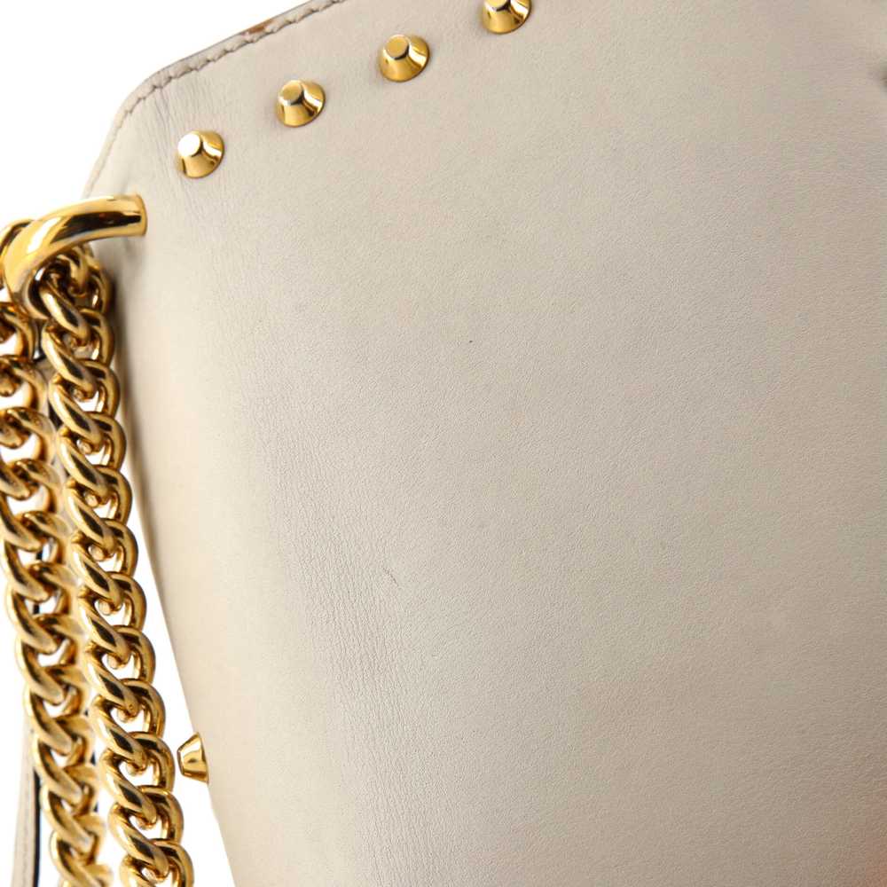 GUCCI Pearly Padlock Shoulder Bag Studded Leather… - image 7