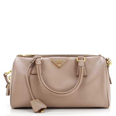 PRADA Convertible Bowler Bag Saffiano Leather Medi