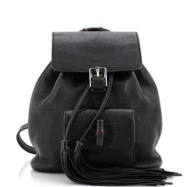 GUCCI Bamboo Tassel Backpack Leather Mini