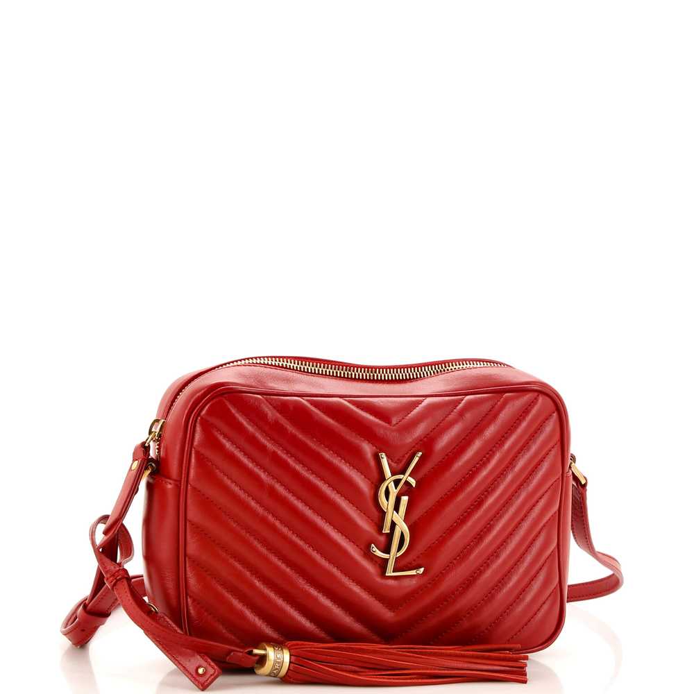 Saint Laurent Lou Camera Bag Matelasse Chevron Le… - image 2