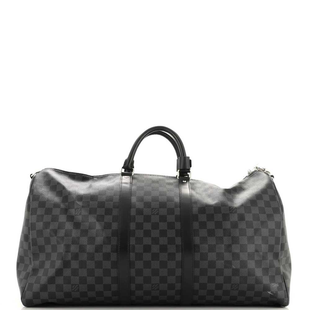 Louis Vuitton Keepall Bandouliere Bag Damier Grap… - image 3