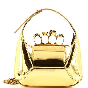 Alexander McQueen Jewelled Hobo Leather Mini