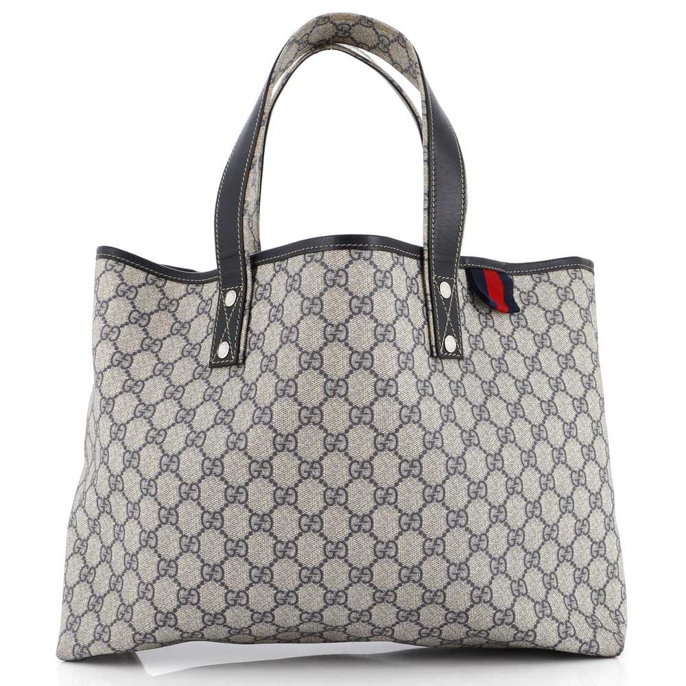 GUCCI Web Loop Tote GG Coated Canvas Medium - image 1