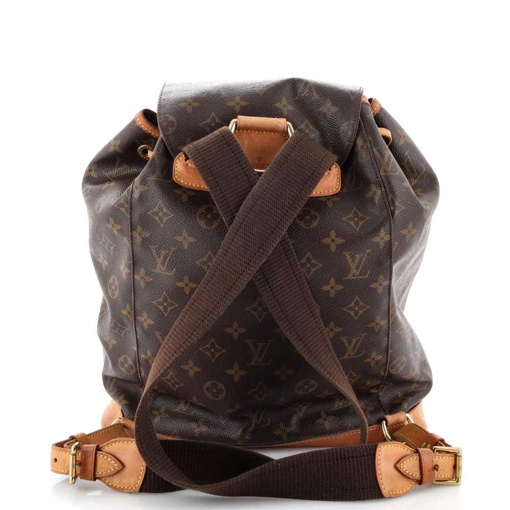 Louis Vuitton Vintage Montsouris Backpack Monogra… - image 3