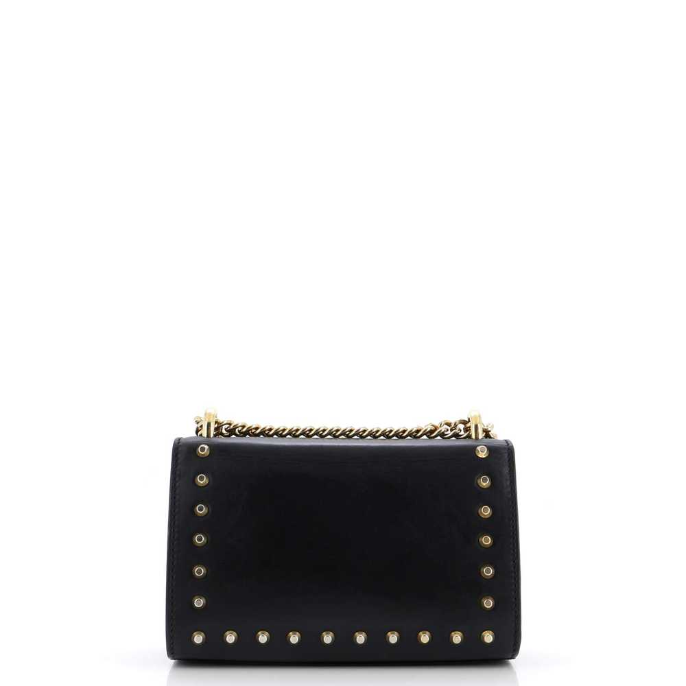 GUCCI Pearly Padlock Shoulder Bag Studded Leather… - image 3