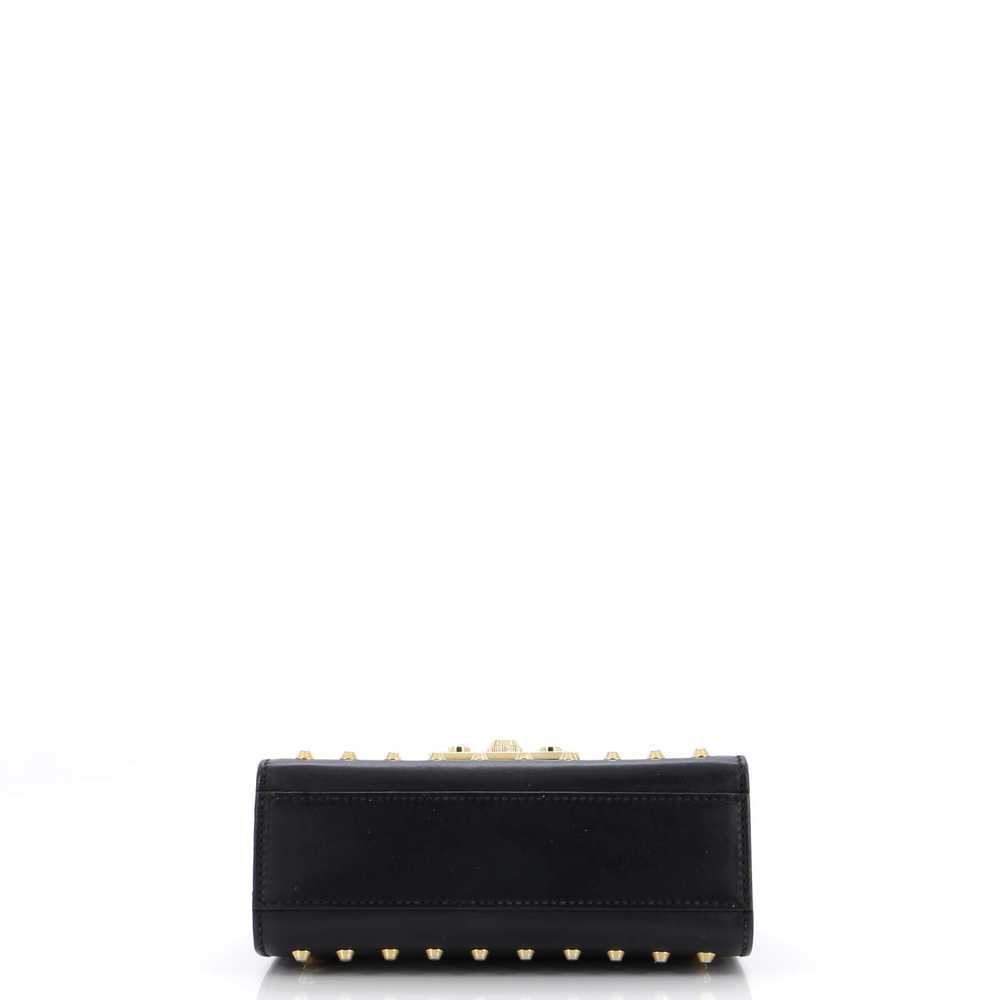 GUCCI Pearly Padlock Shoulder Bag Studded Leather… - image 4