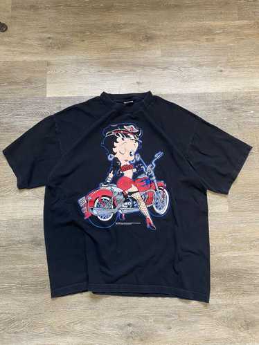 Vintage 1990s Betty Boop Biker tshirt