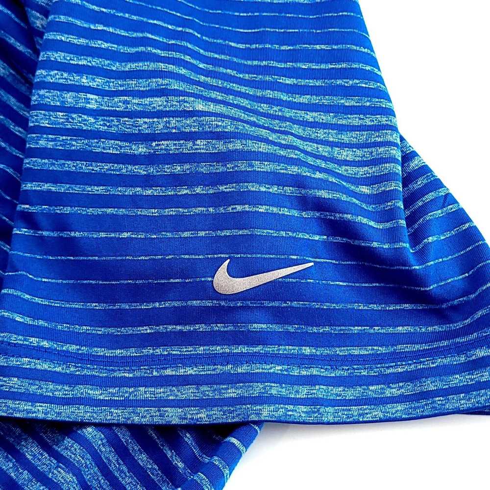 Nike Nike Golf Tour Performance Dri-Fit Blue Stri… - image 11