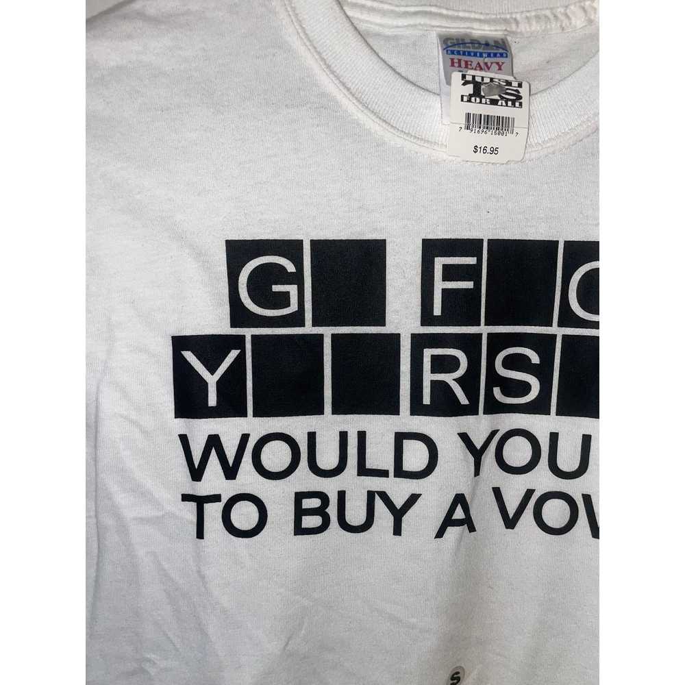 Gildan Y2K Go F Yourself Buy A Vowel Humor Joke S… - image 2