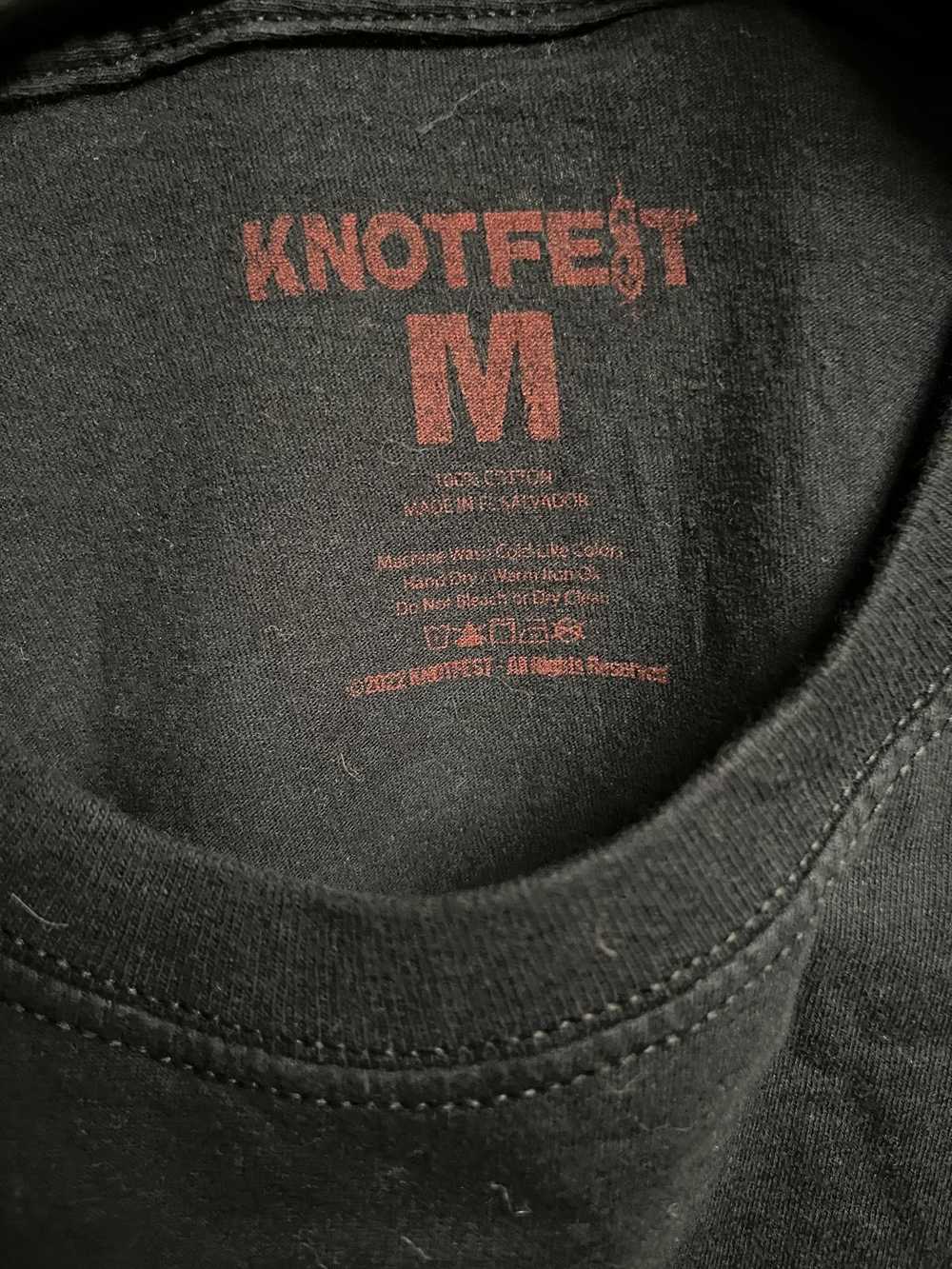 Designer T-shirt Knotfest Roadshow Tour 2022 Slip… - image 3