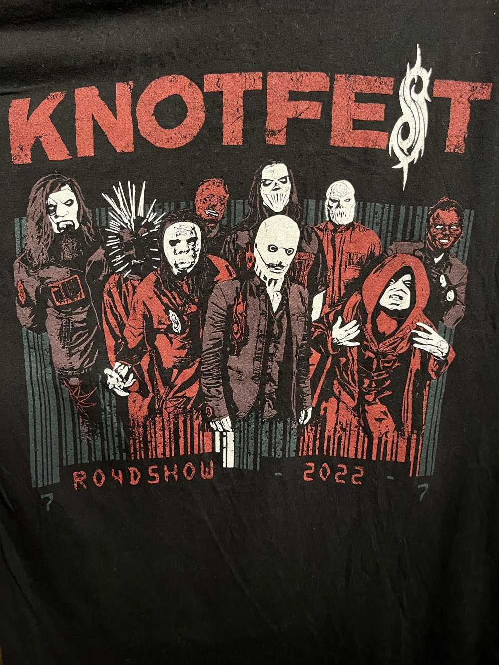 Designer T-shirt Knotfest Roadshow Tour 2022 Slip… - image 4