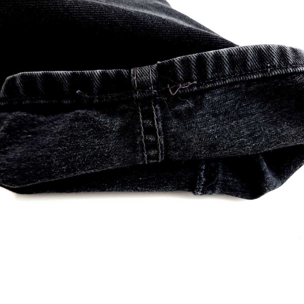 Levi's Vintage Levi's Black Relaxed Fit 550 Denim… - image 9