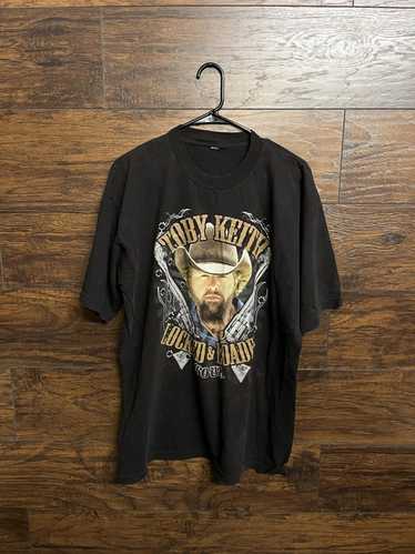 Designer Vintage Toby Keith T-shirt Locked and Loa