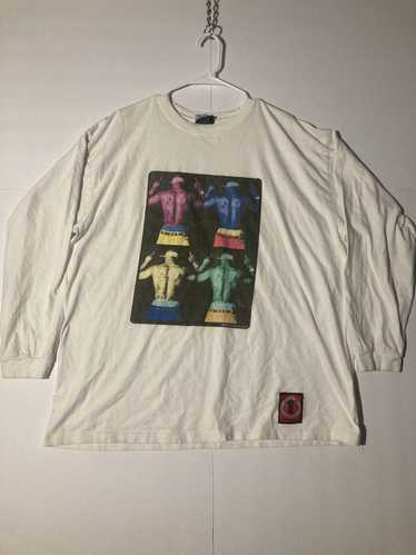 Rap Tees × Vintage Vintage 2004 2pac Flipping Off 