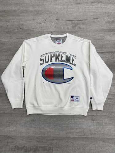 Supreme SS19 Supreme x Champion Chrome Crewneck Sw