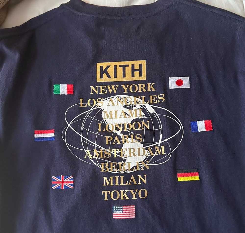 Kith Kith Navy Worldwide Tee Size Small - image 3