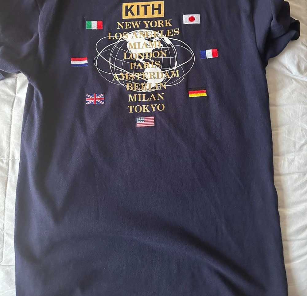 Kith Kith Navy Worldwide Tee Size Small - image 4