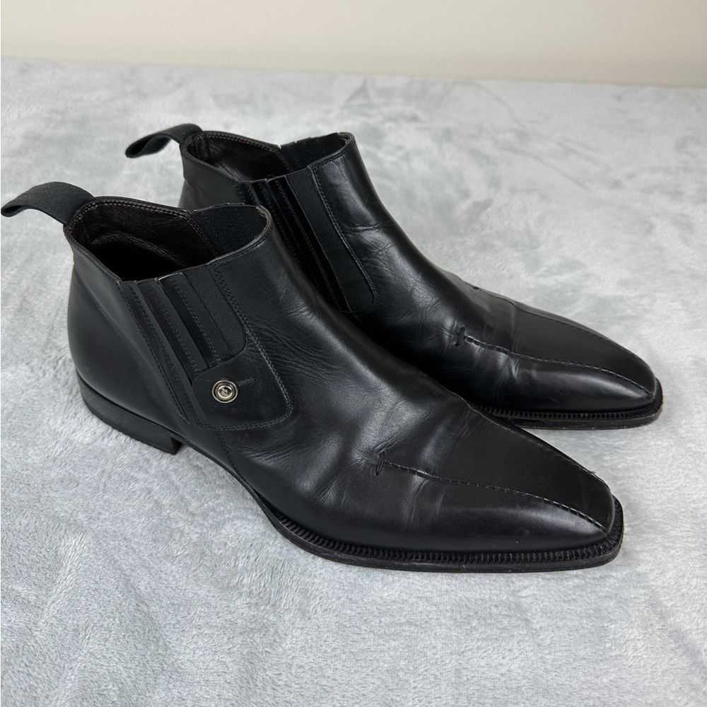 Cesare Paciotti Cesare Paciotti Black Leather Boo… - image 1