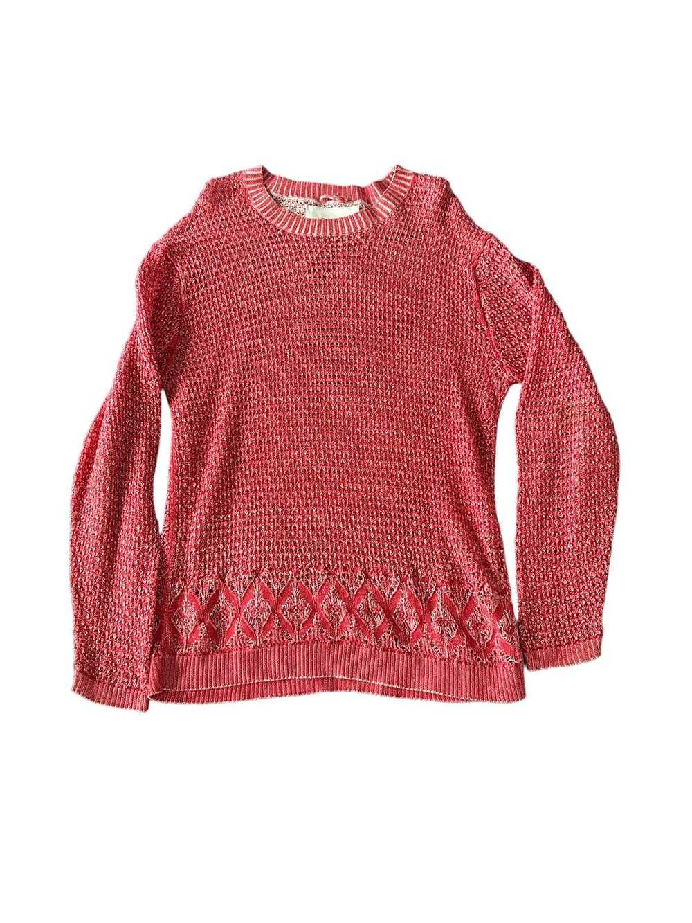 Bode Bode Duotone Lace Sweater - image 1