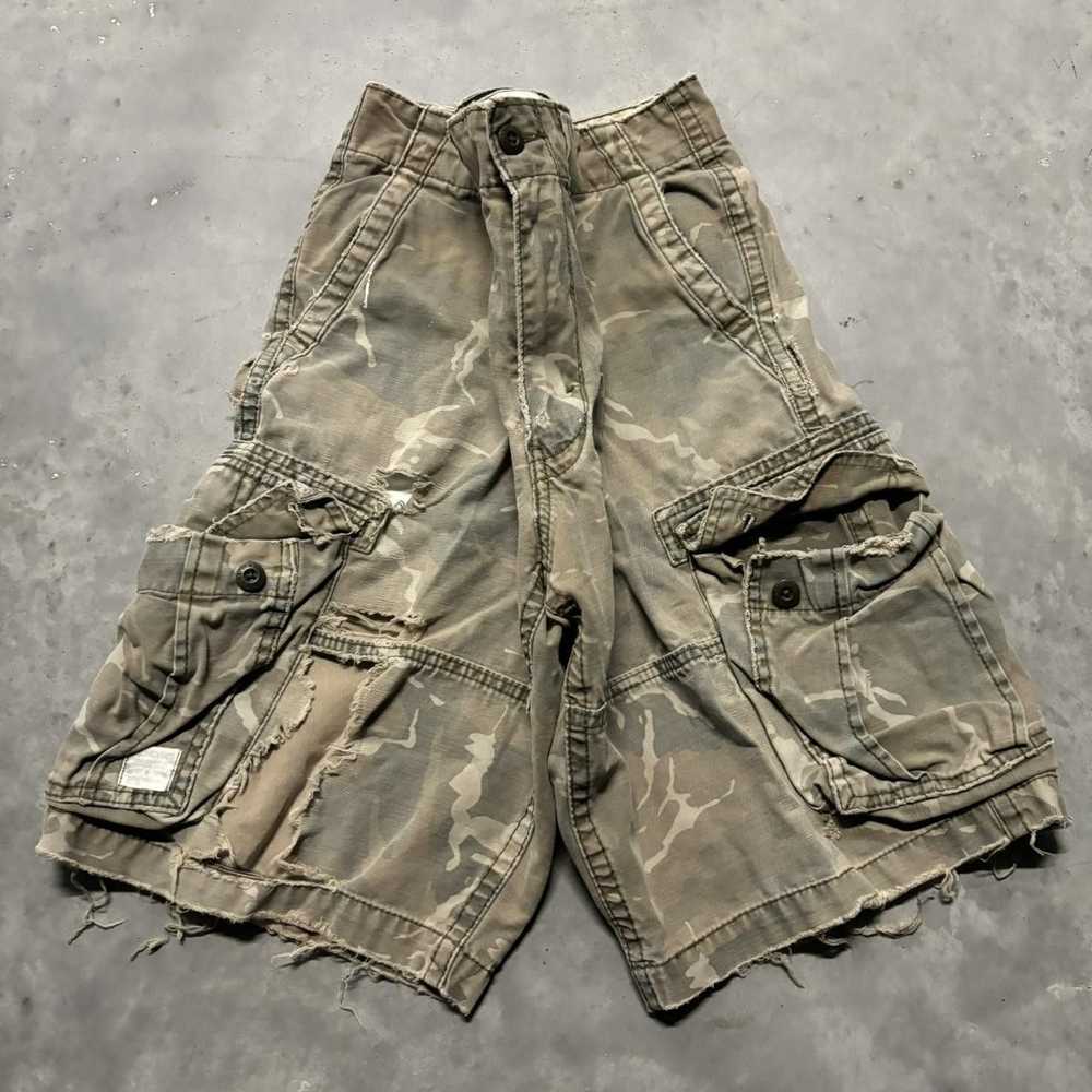 Levi's × Streetwear × Vintage Baggy Camo Distress… - image 1