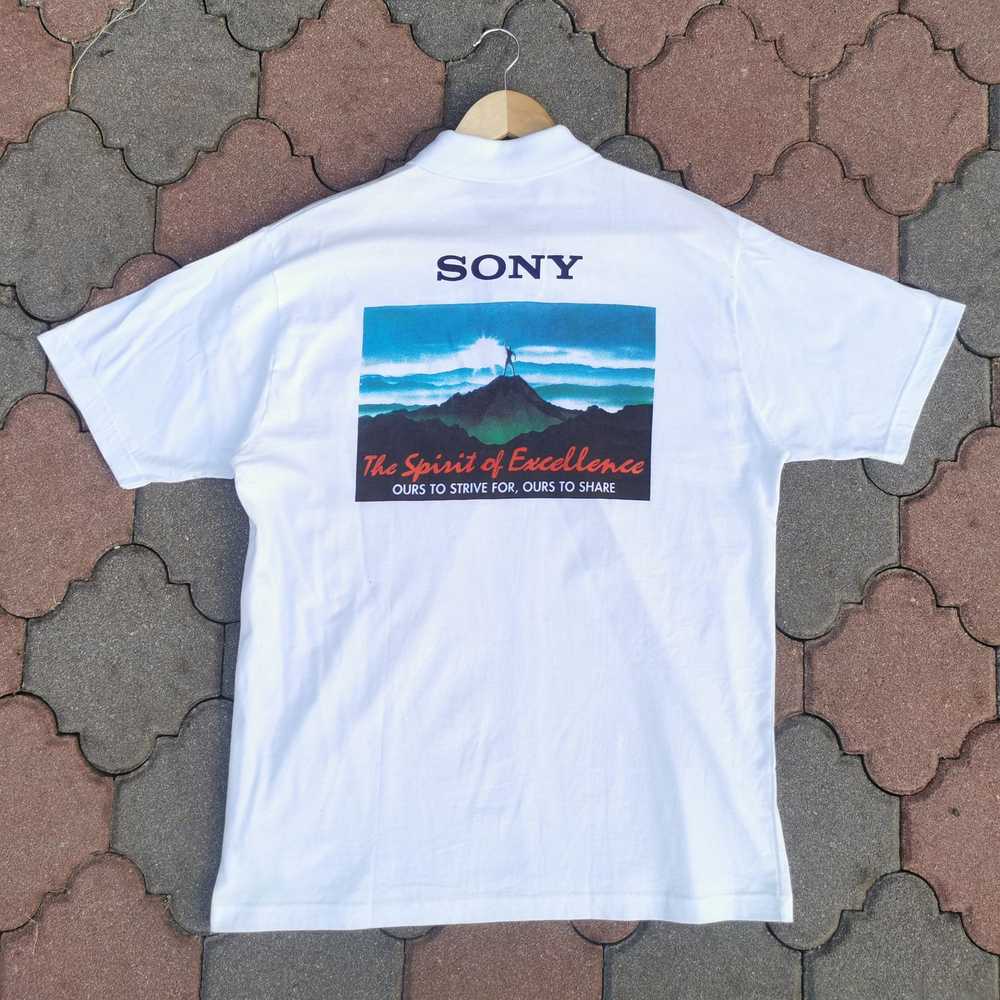 Sony × Vintage Vintage Sony Japanese Brand Polo S… - image 1