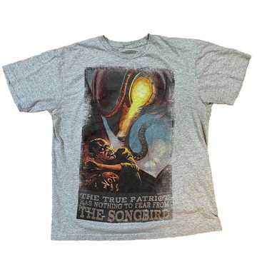 Anvil Bioshock Infinite PROPAGANDA Gray XL T-Shir… - image 1