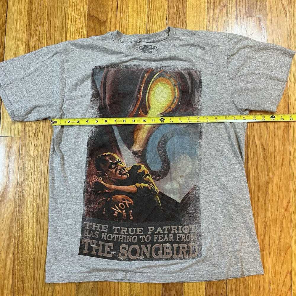 Anvil Bioshock Infinite PROPAGANDA Gray XL T-Shir… - image 5