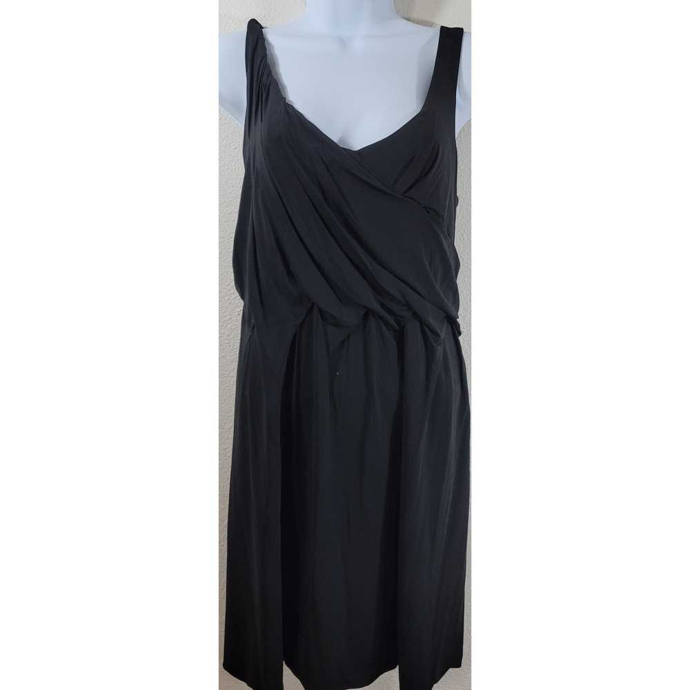 Other Gianni Bini Black Pleated Cross Bodice Penc… - image 1